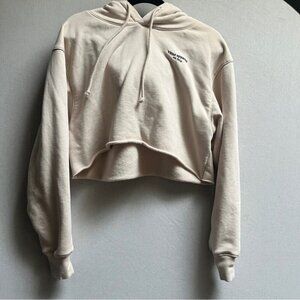 Vitae Apparel Serenity Cropped Hoodie Sweatshirt Pullover Sz S